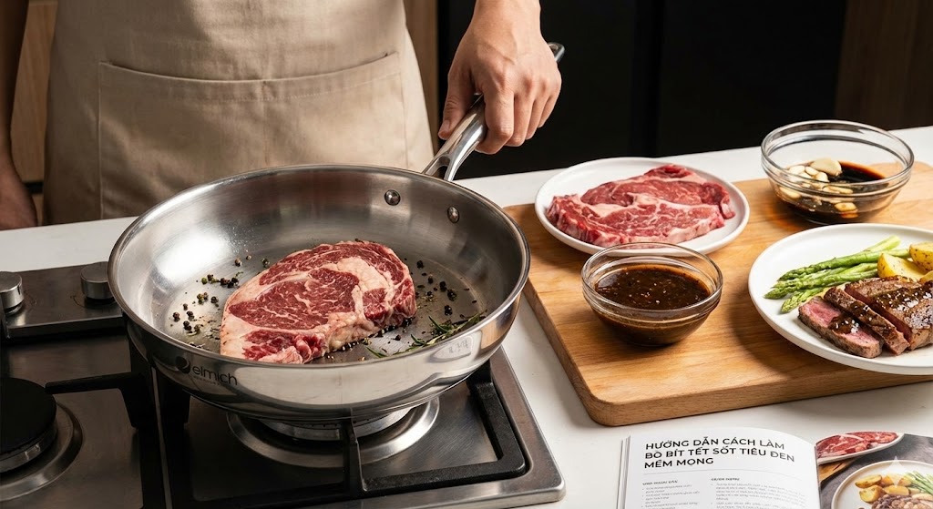 Cách làm bò bít tết